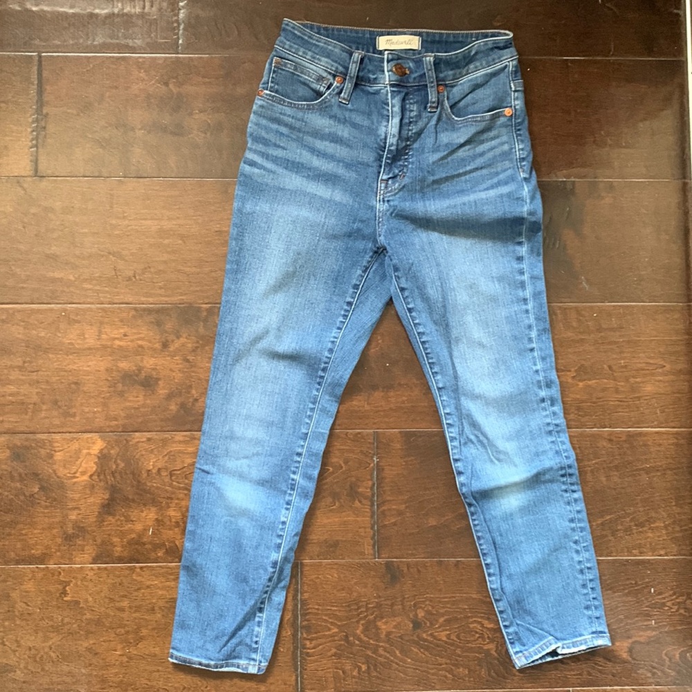 Madewell High Rise Cropped Skinny Jeans